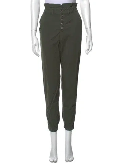 Pre-owned Veronica Beard Straight Leg Pants In Green