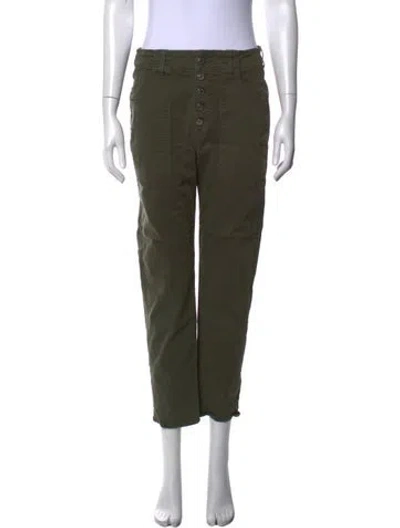 Pre-owned Veronica Beard Straight Leg Pants In Green