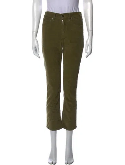 Pre-owned Veronica Beard Straight Leg Pants In Green