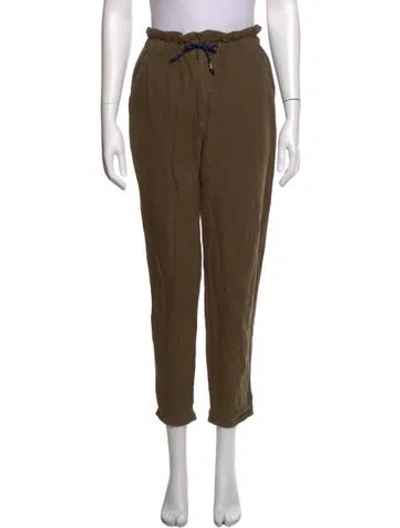 Pre-owned Veronica Beard Straight Leg Pants In Green