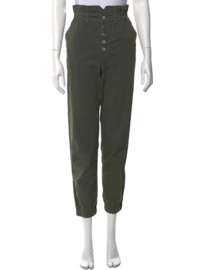 Pre-owned Veronica Beard Straight Leg Pants In Green