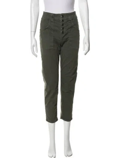 Pre-owned Veronica Beard Straight Leg Pants In Green