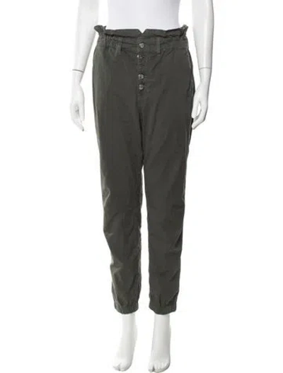 Pre-owned Veronica Beard Straight Leg Pants In Green