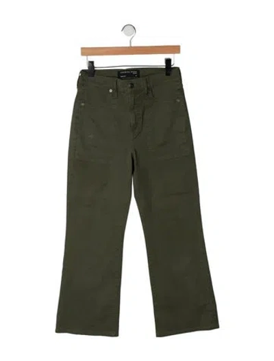 Pre-owned Veronica Beard Straight Leg Pants In Green