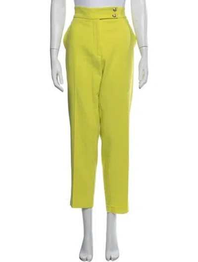 Pre-owned Veronica Beard Straight Leg Pants In Green