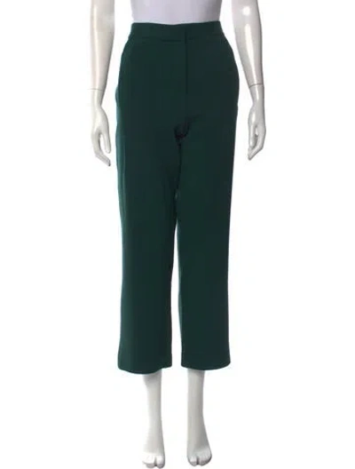 Pre-owned Veronica Beard Straight Leg Pants In Green