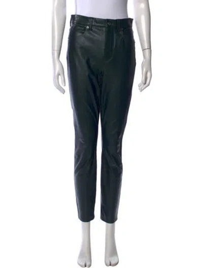 Pre-owned Veronica Beard Straight Leg Pants In Green
