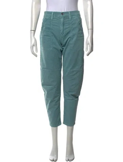 Pre-owned Veronica Beard Straight Leg Pants In Green