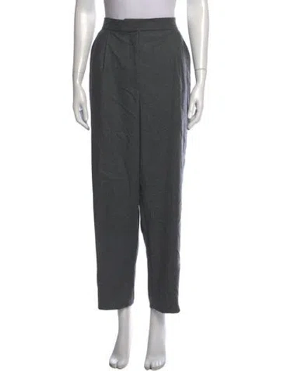 Pre-owned Veronica Beard Straight Leg Pants In Grey