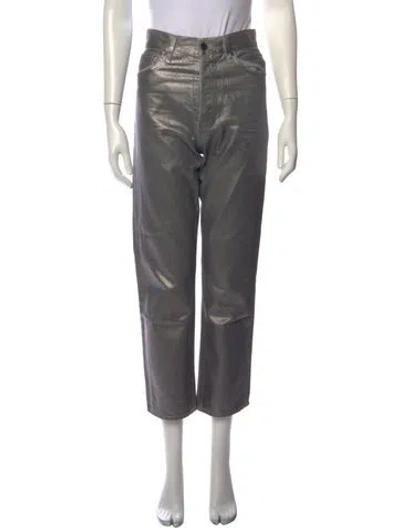 Pre-owned Veronica Beard Straight Leg Pants In Grey