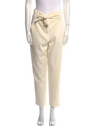 Pre-owned Veronica Beard Straight Leg Pants In Neutral