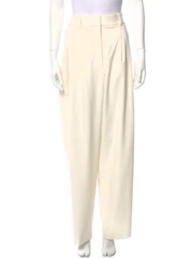 Pre-owned Veronica Beard Straight Leg Pants In Neutral