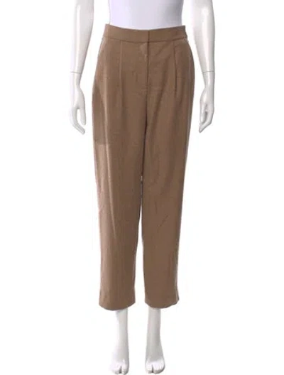 Pre-owned Veronica Beard Straight Leg Pants In Neutral