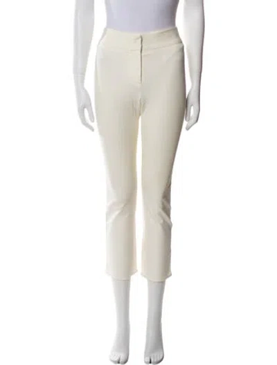Pre-owned Veronica Beard Straight Leg Pants In Neutral