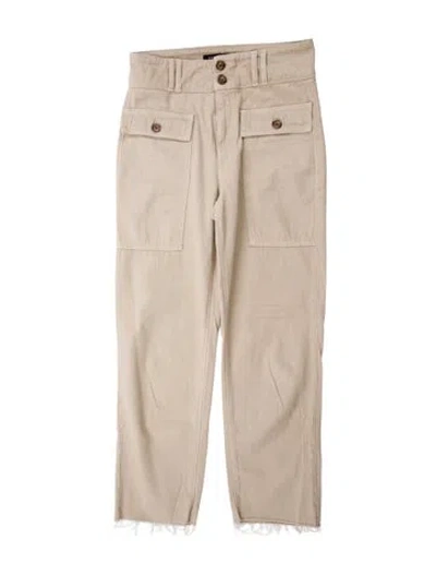 Pre-owned Veronica Beard Straight Leg Pants In Neutral