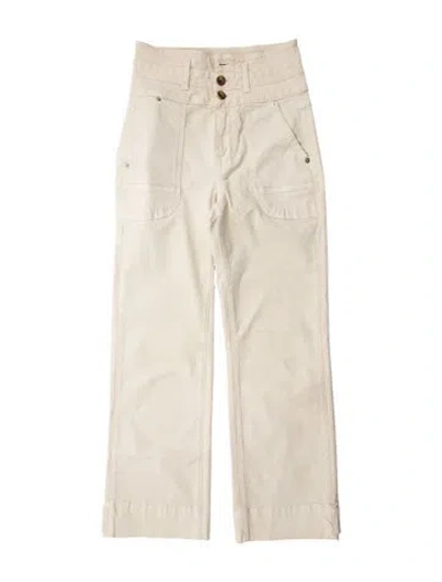 Pre-owned Veronica Beard Straight Leg Pants In Neutral