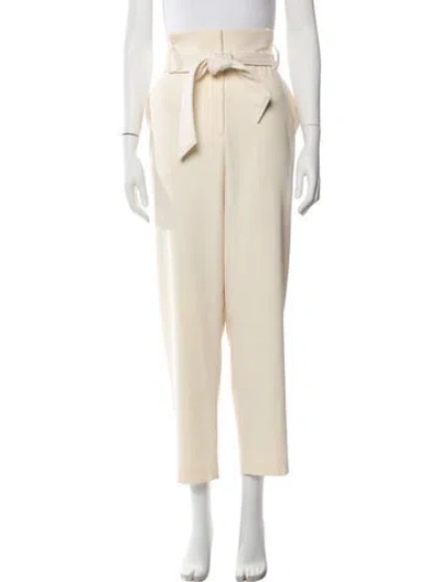 Pre-owned Veronica Beard Straight Leg Pants In Neutral
