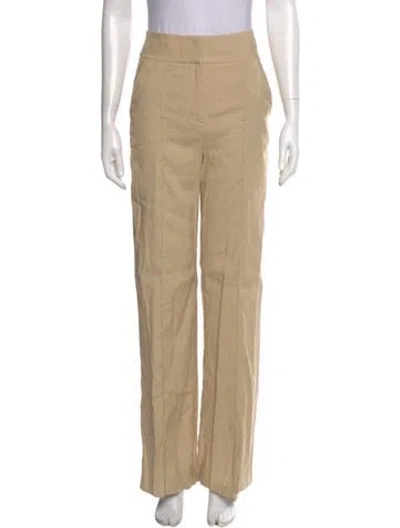 Pre-owned Veronica Beard Straight Leg Pants In Neutral