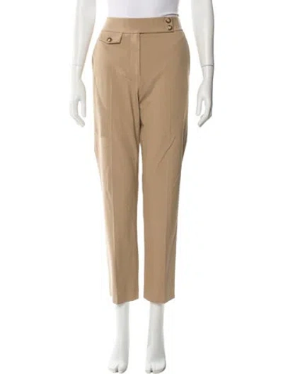 Pre-owned Veronica Beard Straight Leg Pants In Neutral
