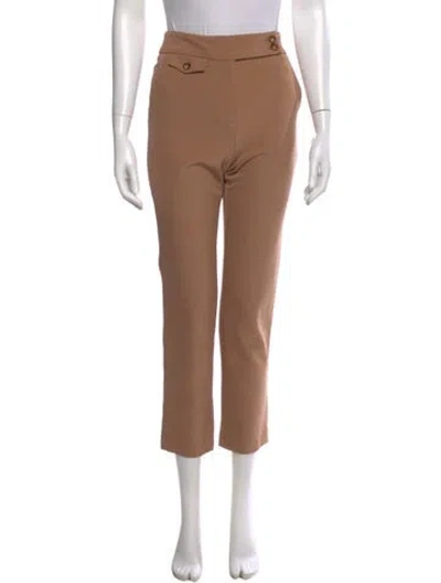 Pre-owned Veronica Beard Straight Leg Pants In Neutral