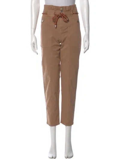 Pre-owned Veronica Beard Straight Leg Pants In Neutral