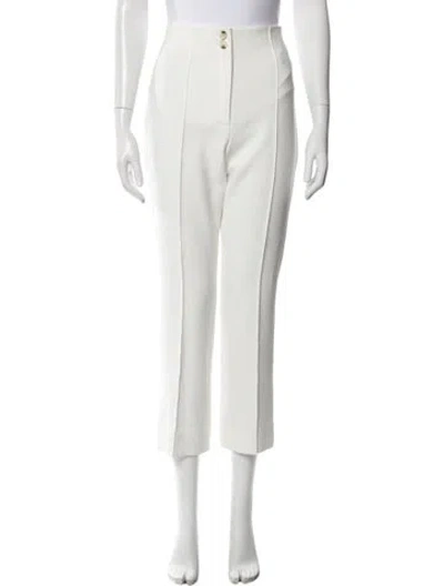 Pre-owned Veronica Beard Straight Leg Pants In Neutral