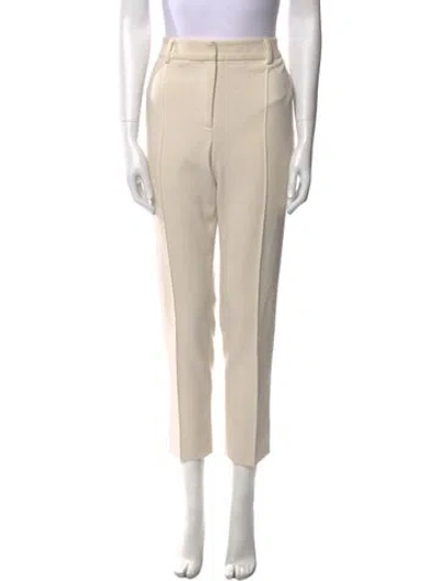 Pre-owned Veronica Beard Straight Leg Pants In Neutral
