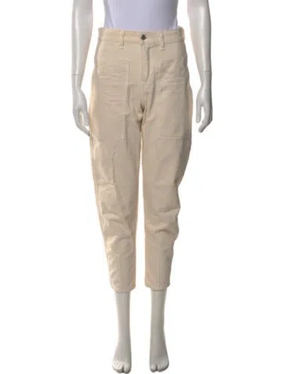 Pre-owned Veronica Beard Straight Leg Pants In Neutral