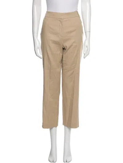 Pre-owned Veronica Beard Straight Leg Pants In Neutral