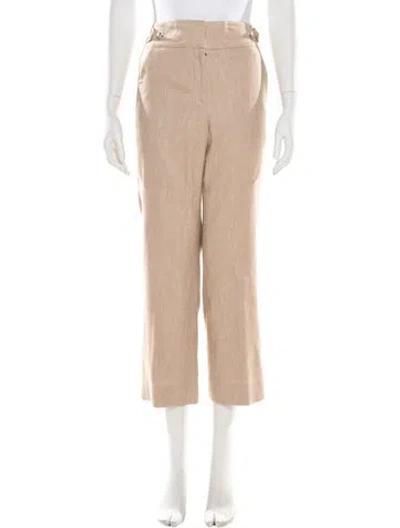 Pre-owned Veronica Beard Straight Leg Pants In Neutral