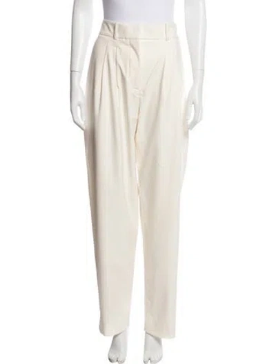 Pre-owned Veronica Beard Straight Leg Pants In Neutral