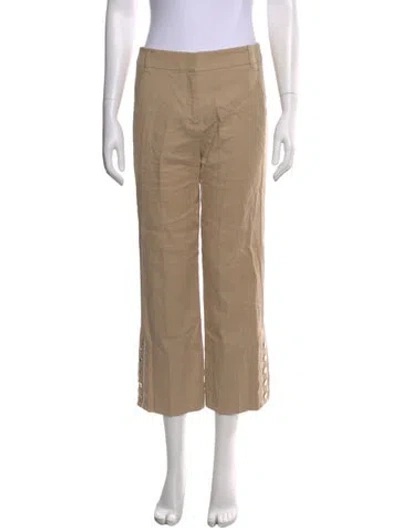 Pre-owned Veronica Beard Straight Leg Pants In Neutral