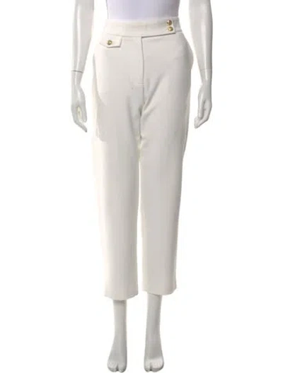 Pre-owned Veronica Beard Straight Leg Pants In Neutral