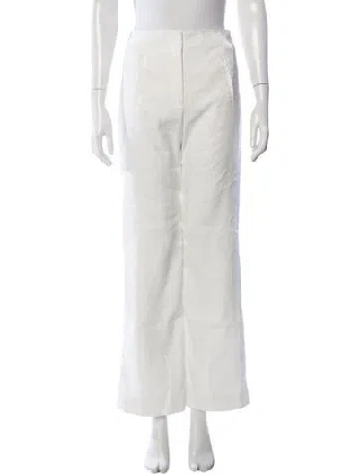 Pre-owned Veronica Beard Straight Leg Pants In Neutral