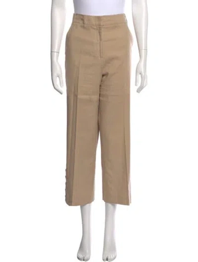 Pre-owned Veronica Beard Straight Leg Pants In Neutral