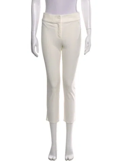 Pre-owned Veronica Beard Straight Leg Pants In Neutral