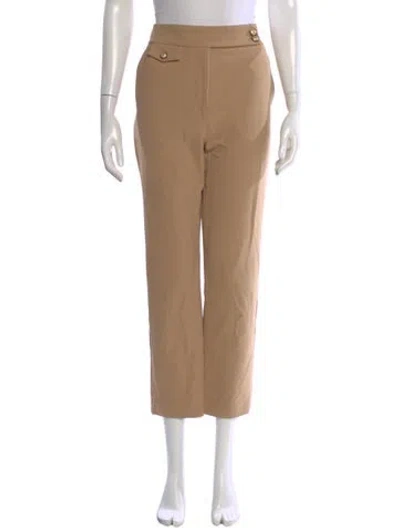 Pre-owned Veronica Beard Straight Leg Pants In Neutral