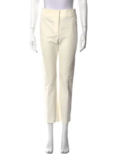 Pre-owned Veronica Beard Straight Leg Pants In Neutral