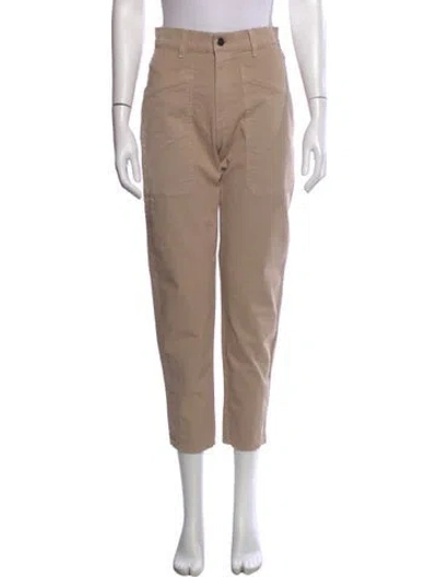 Pre-owned Veronica Beard Straight Leg Pants In Neutral