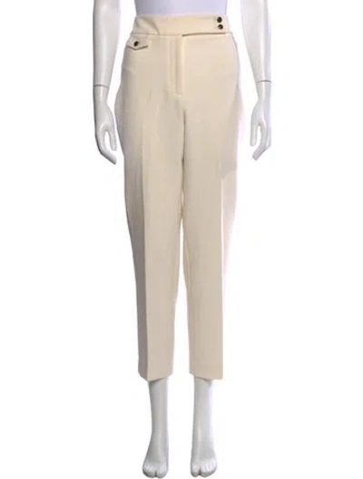 Pre-owned Veronica Beard Straight Leg Pants In Neutral