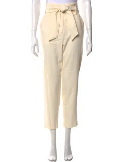 Pre-owned Veronica Beard Straight Leg Pants In Neutral