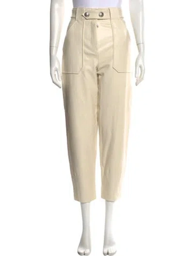 Pre-owned Veronica Beard Straight Leg Pants In Neutral