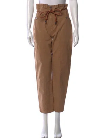 Pre-owned Veronica Beard Straight Leg Pants In Neutral