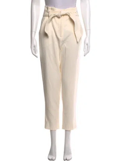 Pre-owned Veronica Beard Straight Leg Pants In Neutral