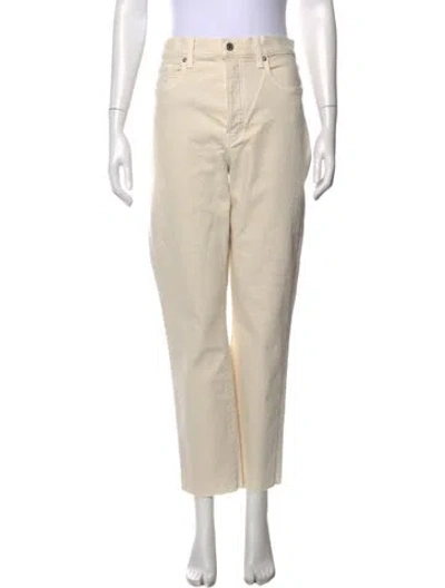Pre-owned Veronica Beard Straight Leg Pants In Neutral