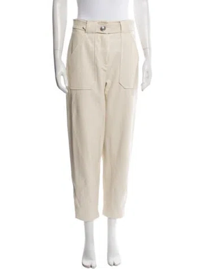 Pre-owned Veronica Beard Straight Leg Pants In Neutral