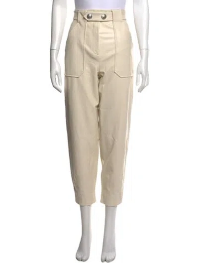 Pre-owned Veronica Beard Straight Leg Pants In Neutral