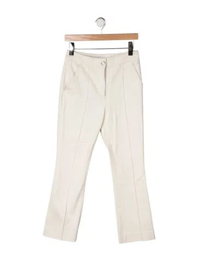 Pre-owned Veronica Beard Straight Leg Pants In Neutral