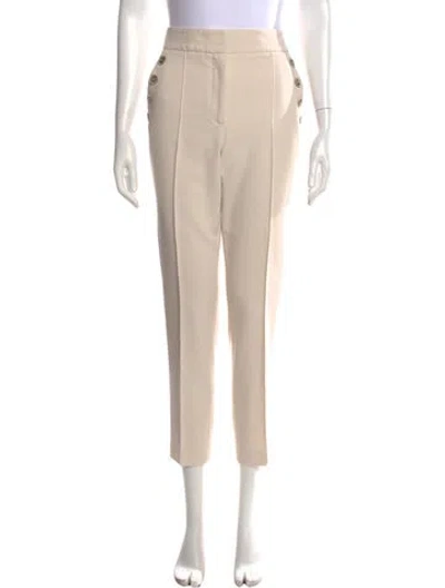 Pre-owned Veronica Beard Straight Leg Pants In Neutrals