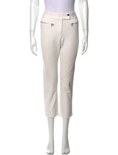 Pre-owned Veronica Beard Straight Leg Pants In Neutrals